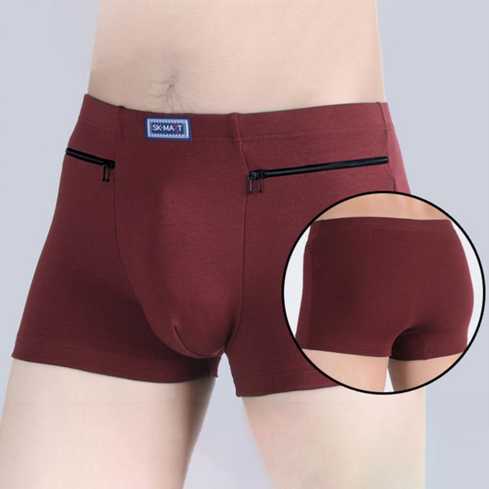 Męskie kieszenie bielizna majt – Boxer Brief Pack Cotton recenzja i cena
