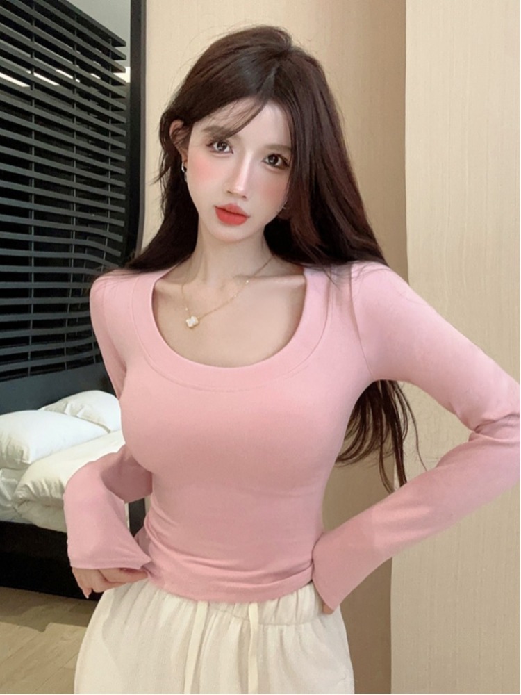 Koreański styl, jednolity kolo – T Shirt Tight Fit recenzja i cena