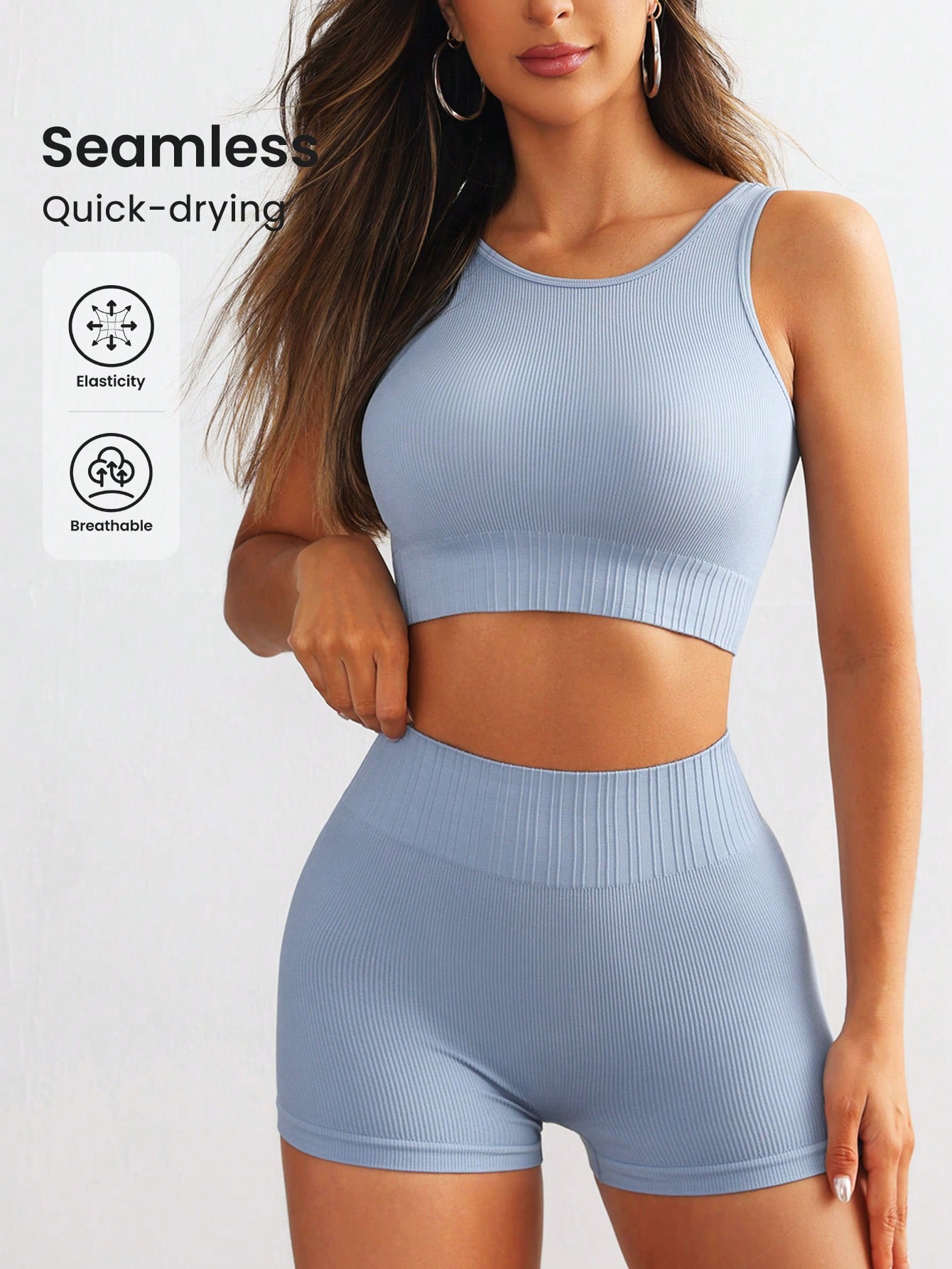 Damski Bezszwowy Prążkowany Ze – Tank Top Ribbed recenzja i cena